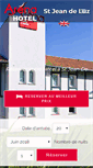 Mobile Screenshot of hotel-arena-saintjeandeluz.com